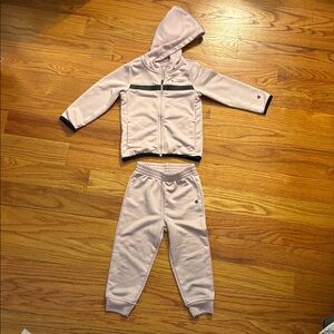 Champion Kids' Pink Sweatpants & Hoodie Set